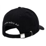 KAKIEBOS/CAP BLACK 6 PANEL BASEBALL KBMH101 - Image 2
