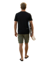 QUIKSILVER/TSHIRT BLACK WORD MARK 6668 - Image 2