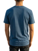 QUIKSILVER/TSHIRT DARK DENIM WORD MARK 6668 - Image 2