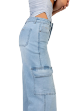 SISSYBOY/JEAN WIDE LEG CARGO LIGHT VINTAGE HIGH WAIST P33097 COLLEEN - Image 6