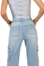 SISSYBOY/JEAN WIDE LEG CARGO LIGHT VINTAGE HIGH WAIST P33097 COLLEEN - Image 8