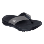 SKECHERS/229267 TAUPE BLACK GO CONSISTENT SANDAL 2.0